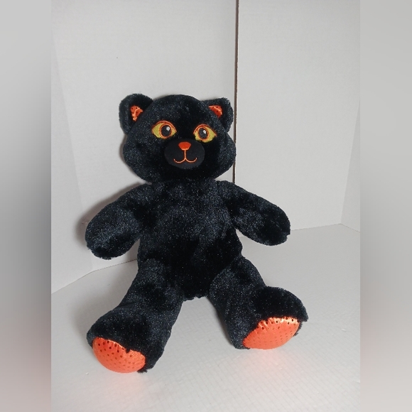 Build-A-Bear Workshop MIDNIGHT SPARKLE CAT Halloween Plush Stuffed Animal - Picture 1 of 7